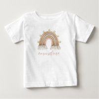Personalized Watercolor Rainbow Baby