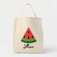 Personalized Watermelon Slice Bag