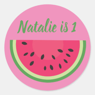Personalized Watermelon Stickers