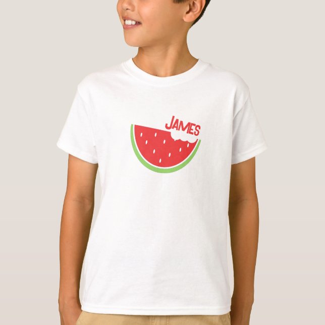 Personalized Watermelon Summer T-Shirt (Front)