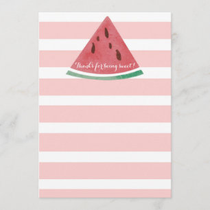 Personalized Watermelon Thank You Card