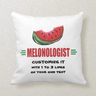 Personalized Watermelon Throw Pillow