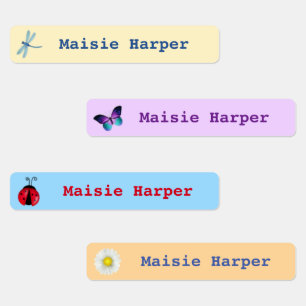 Personalized waterproof kids name labels