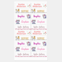Personalized Waterproof Name Labels For Kids
