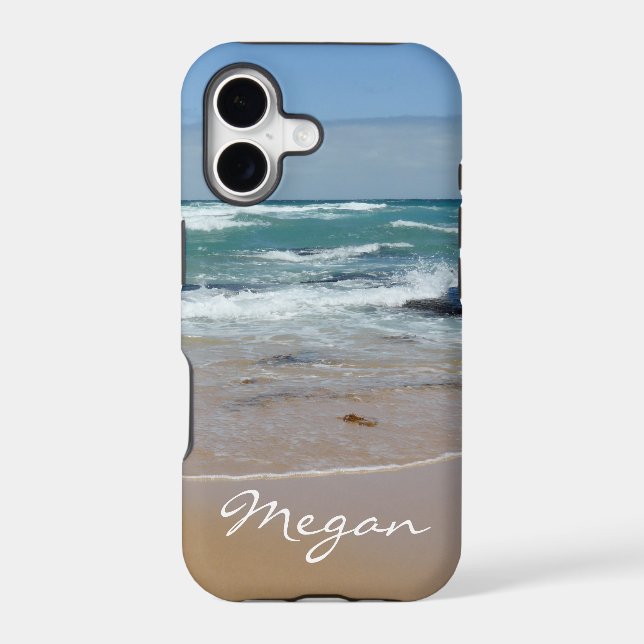 Personalized Waves Beach Case-Mate iPhone 11 Case (Back)