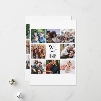 Personalized "We Are Family" Photo Template