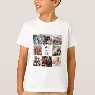 Personalized "We Are Family" Photo Template T-Shirt