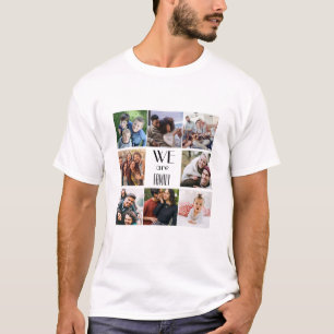 Personalized "We Are Family" Photo Template T-Shirt