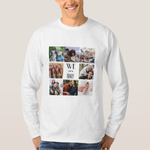 Personalized "We Are Family" Photo Template T-Shirt