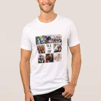 Personalized "We Are Family" Photo Template Tri-Blend Shirt
