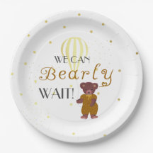 Personalized We Can Bearly Wait Baby Shower 