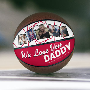 Personalized “We Love You Daddy” Basketball Gift