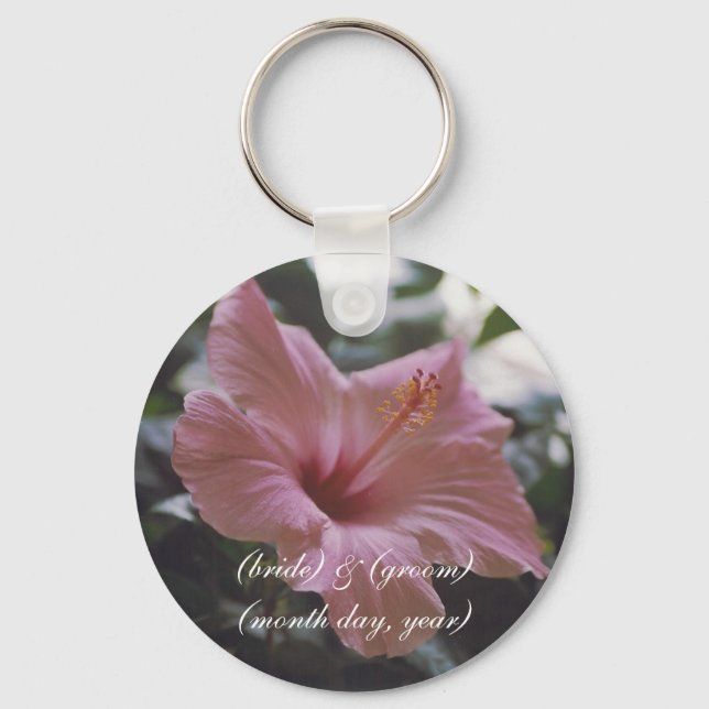 Personalized Wedding / Anniversary - keychain (Front)