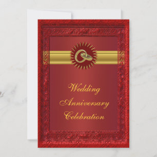 Personalized Wedding Anniversary Party Invitation