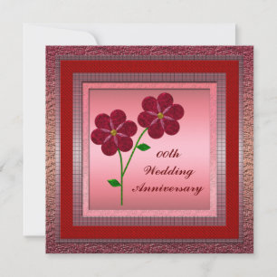 Personalized Wedding Anniversary Party Invitation