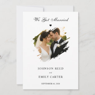 Personalized Wedding Announcement Card
