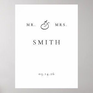 personalized wedding backdrop sign