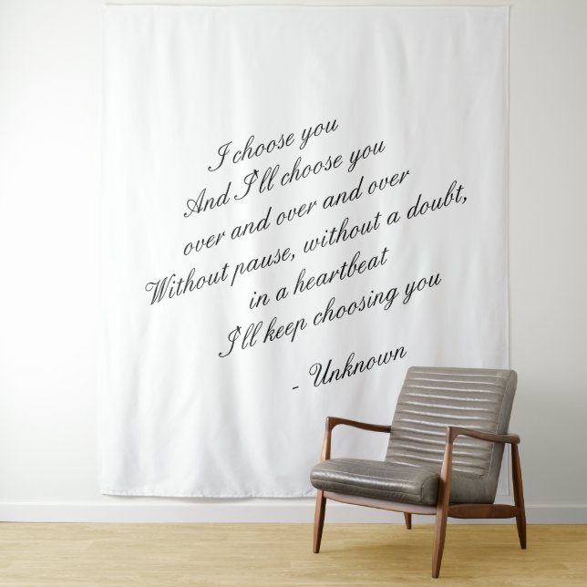 Personalized wedding backdrop | wedding tapestry (In Situ)