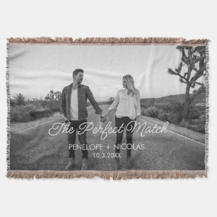 Personalized Wedding Blanket Custom Photo Gift
