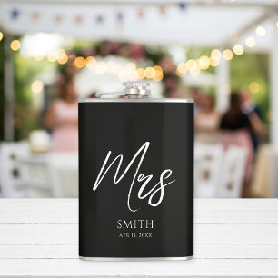 Personalized Wedding Bottle   Mr. and Mrs.  Hip Flask