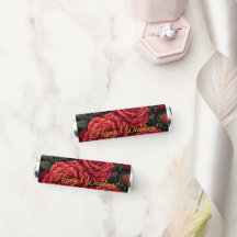 Personalized Wedding Breath Savers Mints with Rose