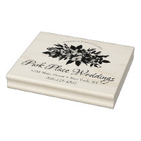 Personalized Wedding Business Logo Floral Bouquet