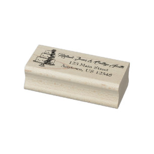 Personalized Wedding Cake Shower Engagement Bride Rubber Stamp