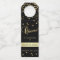 Personalized Wedding CHEERS Black Gold Confetti
