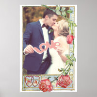 Personalized wedding couple frame