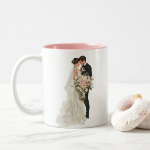 Personalized Wedding Couple Mug Custom Mr & Mrs