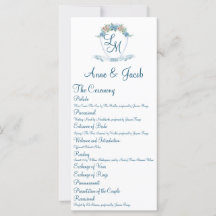 Personalized Wedding Crest with Hydrangeas