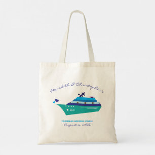 Personalized Wedding Cruise Tote Bag