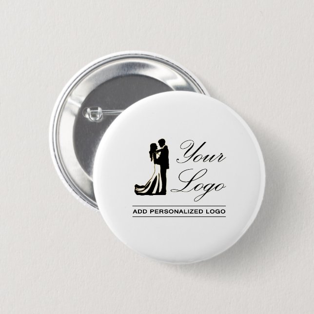 Personalized Wedding Custom Idea Add Your Design 2 Inch Round Button (Front & Back)