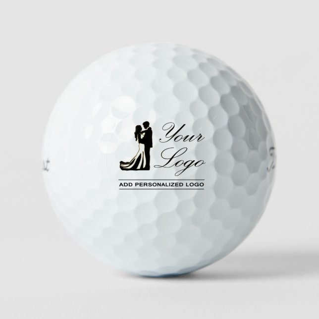 Personalized Wedding Custom Idea Add Your Design Golf Balls (Front)