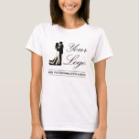 Personalized Wedding Custom Idea Add Your Design T-Shirt<br><div class="desc">You can customize it with your photo,  logo or with your text.  You can place them as you like on the customization page. Modern,  unique,  simple,  or personal,  it's your choice.</div>
