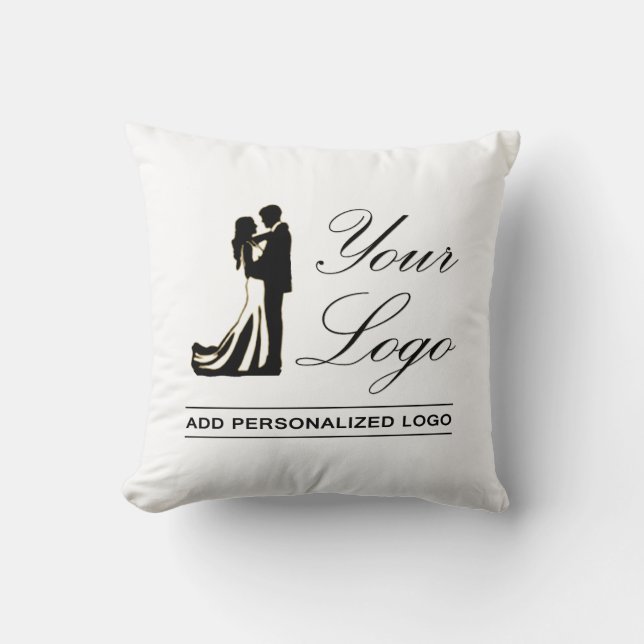 Personalized Wedding Custom Idea Add Your Design Throw Pillow (Front)