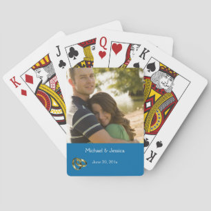Personalized Wedding Date Bicycle® Playing Cards