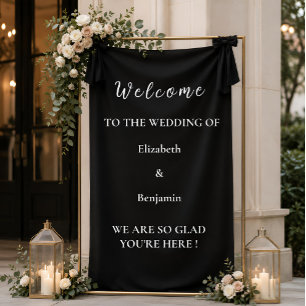 Personalized Wedding Decor Rehearsal Party Welcome Banner