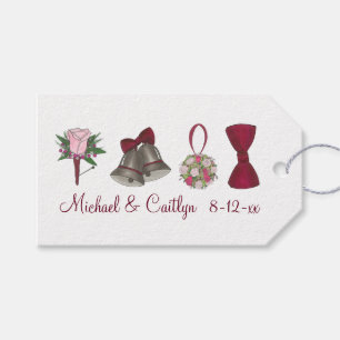 Personalized Wedding Engagement Party Shower Gift Tags