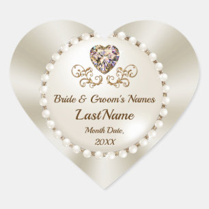 Personalized, Wedding Envelope Seal Stickers