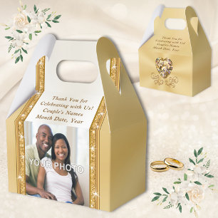 Personalized Wedding Favour Boxes, Photo or Delete Favor Box