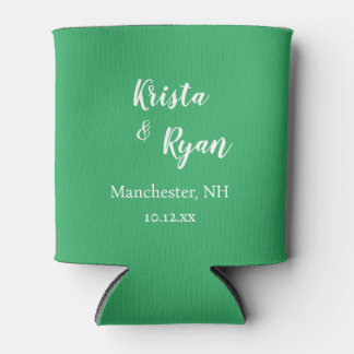 Personalized Wedding Favour Can Cooler