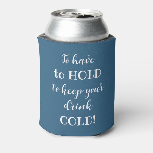 Personalized Wedding Favour Can Cooler (Can Back)