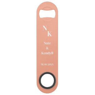 Personalized Wedding Favour Guests Custom Bar Key
