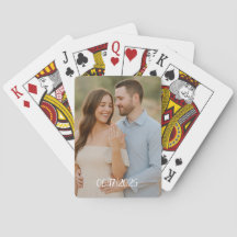 Personalized Wedding Favour Playing Cards 
