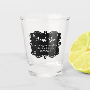 Personalized Wedding Favour Shot Glass