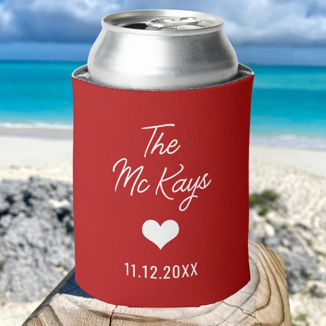 Personalized Wedding Favours Bridal Party supplies Can Cooler (Creator Uploaded)