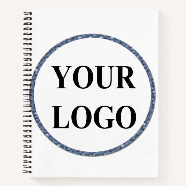 Personalized Wedding Gift Create Your Own Logo Notebook (Front)