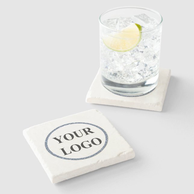 Personalized Wedding Gift Customized Idea LOGO Stone Coaster (Side)