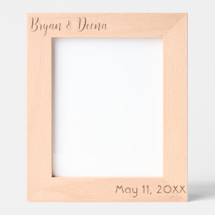 Personalized Wedding Gift for Couples Anniversary Etched Frames